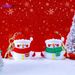 Christmas Small Gift Keychain Cartoon Santa Claus Doll Female Bag Pendant Snowman Creative Gift_ipsvogv.com