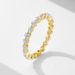 Women's Jewelry Exclusive 8*12 Egg Shaped Zircon Classic Sterling Silver Ring Combination Ring Micro Inlaid Diamond Ring_ipsvogv.com