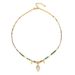 Colored Natural Stone Handmade Bead Necklace, Bohemian Style, Light Luxury Temperament, Fashionable Collarbone Chain_ipsvogv.com