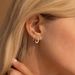 Women’s Jewelry Set Fashion Hot Sale Real Gold Brass Electroplating Personalized Trendy Niche Design Pearl Earrings Three Piece Set_ipsvogv.com