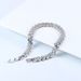 Unisex fashion copper inlaid AAA zircon full diamond ladies crystal Roman bracelet_ipsvogv.com