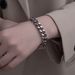 Minimalist Titanium Steel Cuban Bracelet For Men And Women, Trendy Brand, Versatile Niche Hip-Hop High-End Sense Jewelry_ipsvogv.com