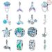 Women's Jewelry Original 925 Sterling Silver Ocean Style Turtle Shell Fishtail Pendant DIY Jewelry Accessories Bracelet String_ipsvogv.com