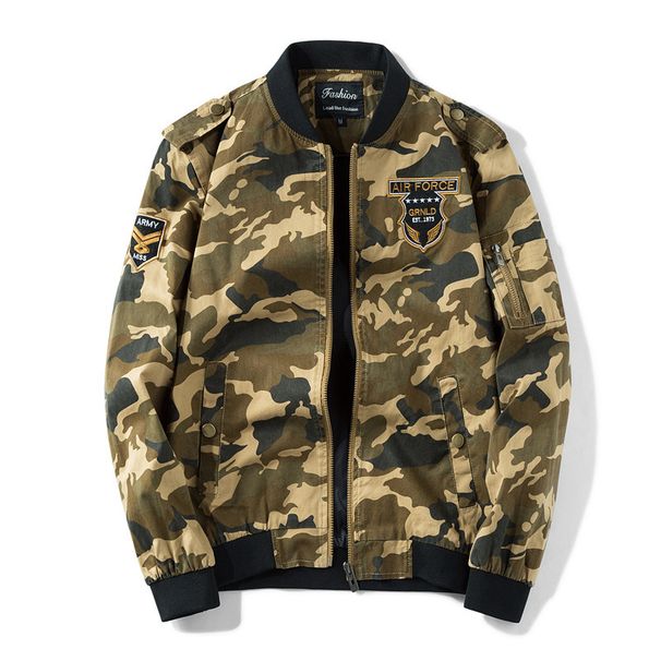 Men's Clothing jacket Large Size jacket Bomber jacket Men's jacket Coat Men's Work jacket Camouflage _ipsvogv.com