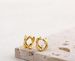 Women’s Jewelry Set Fashion Ear Buckles Fashion Circle Earrings Temperament Gold And Silver Three Dimensional Earrings Earrings_ipsvogv.com