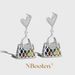 Designer's New Versatile Fashion Bag Boutique Internet Celebrity Swinging Street Silver Needle Earrings_ipsvogv.com