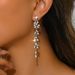 Unisex New Style Zircon Leaf Earrings For Women Retro Fashion Design Long Tassel Earrings Earrings Earrings_ipsvogv.com