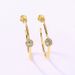 Summer New Large Circle Earrings For Women S925 Silver Gold Plated Diamond High End Earrings Simple And Fashionable_ipsvogv.com