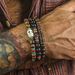 Hot Selling Handmade Beaded Skull Bracelet Men's Retro Style Turquoise Wood Beads Coconut Shell Bracelet Women_ipsvogv.com