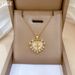 Love 【 】 Cross Light Luxury Charm Gorgeous Full Diamond Necklace Women's Versatile Clavicle Titanium Steel Chain 【 】_ipsvogv.com