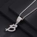 Letter English New Fashionable Diamond Inlaid Jewelry, Women's Pendant Necklace, Ins Design Sense, High-end_ipsvogv.com