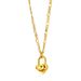 Sterg Sier Necklace Women's Heart-shaped Lock Pendant All-match Ins Style Qingdao Jewelry Niche Design High-end Sense_ipsvogv.com