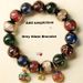 Traditional Chinese blessing incense gray glass bracelets, ensuring peace, transporting blessings, attracting wealth, and clearing negative energy_ipsvogv.com