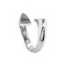 Silver trendy cross plain ring retro fashion female niche versatile popular temperament ring_ipsvogv.com