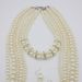 Fashion accessories, temperament, pearls, multi-layer women's long sweater chain necklace, 8380_ipsvogv.com