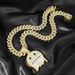 Ice Man Emoji Pendant Hip-Hop Versatile Full Diamond Chain Personality Necklace For Men And Women_ipsvogv.com