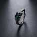 Green Zircon Ring Men, With A High-end Feel Personalized Light Luxury, Versatile Trendy For Women, Niche Design, And_ipsvogv.com