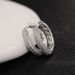 Cao Shi's Minimalist And Versatile Hip-hop Men's Buckles, Couple's Ear Rings, Niche Fashion Zircon Earrings_ipsvogv.com