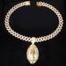 Unisex Hot Sale Rugby Shaped Metal Pendant Rap Men's Hip Hop Style Necklace Accessories_ipsvogv.com