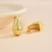 Women’s Jewelry Set Fashion Ins Striped Water Drop Earrings Copper Plated Real Gold High End Earrings For Women Fashionable All Match Ear Jewelry_ipsvogv.com