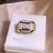 niche Rectangular Product Electroplated Light New Large Luxury Full Diamond Men's Ring_ipsvogv.com