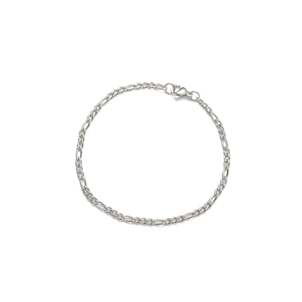 3-10mm Wide Punk Cuban Bracelet For Men And Women Stainless Steel Simple Basic Figaro Chain Jewelry Gift_ipsvogv.com