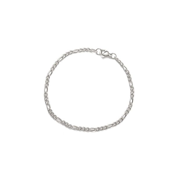 3-10mm Wide Punk Cuban Bracelet For Men And Women Stainless Steel Simple Basic Figaro Chain Jewelry Gift_ipsvogv.com