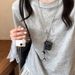Hip Hop Flash Camera Necklace Long Pendant Ins Personality Versatile Clubbing Sweater Chain Unisex Couple Accessories_ipsvogv.com