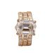 Sanjie Live Golden Zircon Women's Fashion Temperament Personality Classic Three Piece Ring Set_ipsvogv.com