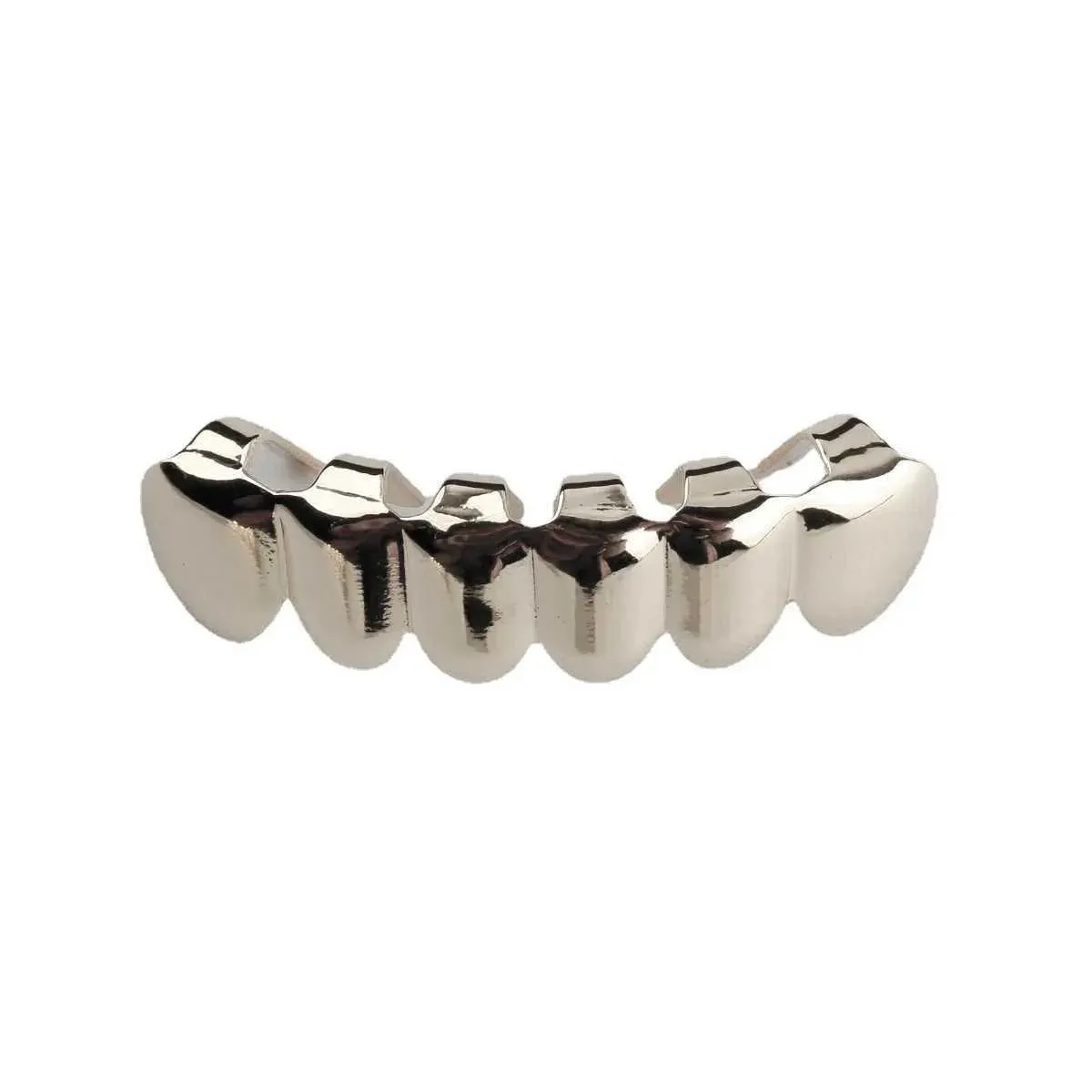 YOUNGX Hip Hop Heart Zircon Teeth Grillz Braces Gold Color Top Bottom Glossy CZ Stone Tooth Caps For Women Men Jewelry_ipsvogv.com