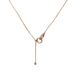 Exquisite Double Ring Tassel Pendant Necklace For Women's High End Design, Small And Luxury Collarbone Chain, Summer_ipsvogv.com