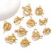 Women's Jewelry Materials Accessories Necklace Buckle Bracelet Buckle Stainless Steel Electroplating OT Buckle Color Gold Finishing Connection Buckle_ipsvogv.com