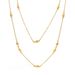 Golden Double-layer Pearl Sweater Chain, Grand, High-end, Light Luxury, Titanium Steel Layered Long Necklace, Popular In_ipsvogv.com