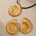 Summer New Conch Stainless Steel Necklace For Women Beach Style Stud Earrings Jewelry_ipsvogv.com