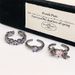 Bow Zircon Dark Pink Sweet Cool Open Ins Cold Wind Punk Personality Exquisite Stacked Ring_ipsvogv.com