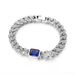New Style Unisex Blue Couple Men And Women Cuban Personalized Men's Bracelets_ipsvogv.com