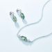 Natural Water Grass Agate Earrings S925 Silver Claw Inlaid Green Moss Earrings Retro Light Luxury Fashion_ipsvogv.com