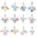 Women's Jewelry Travel Style Summer Cocktail Bag Charm Beads DIY Jewelry Accessories Bracelet Copper Plated Silver_ipsvogv.com