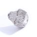 Men's Jewelry Hip Hop Zircon Cross Ring Personality Jewelry Accessories Trendy Men's Ring_ipsvogv.com