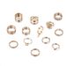 Hot Selling Fashion Pearl Double Opening Butterfly Fried Dough Twists Combination 12 Piece Set Ring Female_ipsvogv.com