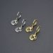 Star Moon Hollow Diamond Zircon CZ Earrings Female Ear Buckle Small Fresh Forest Earrings_ipsvogv.com