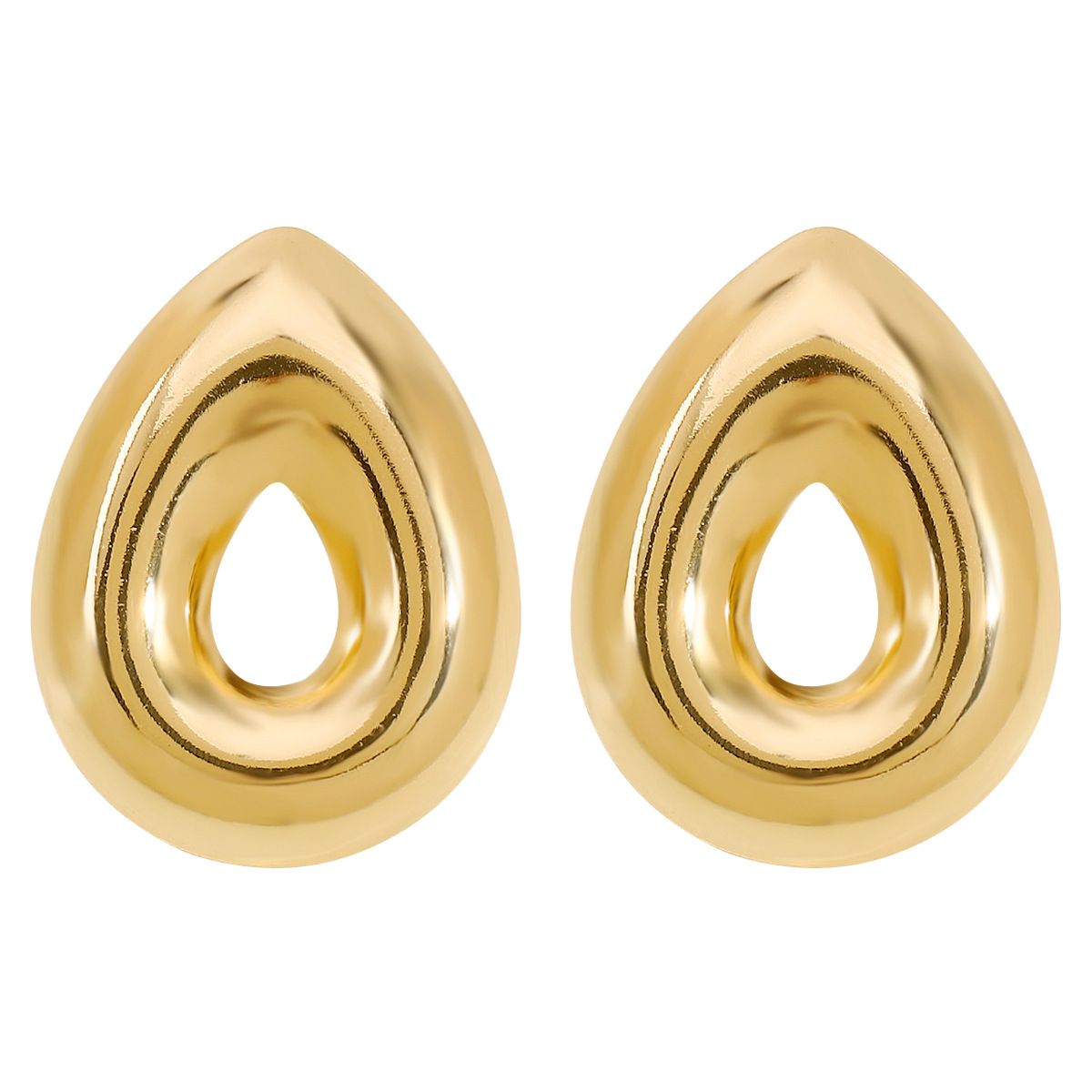 E13213 Fashion Trend Water Drop Love Creative Simple Design Versatile Earrings for Daily Use_ipsvogv.com