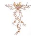 Bridal Jewelry Crystal Long Hair Comb Insert Comb Braided Rhinestone Hair Accessories Wedding Jewelry Veil Accessories_ipsvogv.com