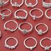Bohemian Style New Silver Over 100 Full Diamond 17 Set Rings_ipsvogv.com