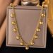 Fashionable Titanium Steel Necklace, Gold Bead Pendant, Non Fading, Niche Collarbone Chain, Women's High-end Feeling,_ipsvogv.com
