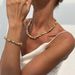 Punk Style Liquid Metal Pleated Necklace For Women's Fashion, Irregular Lava Chain, Collarbone Collar_ipsvogv.com