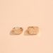 English Font Women's Letter Ring, Printed Clay Badge, 2-piece Set Of Rings_ipsvogv.com