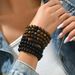 2024 New Fashion OL Women's Handstring Personalized Natural Stone Weaving Design Beaded Bracelet Versatile Handpiece_ipsvogv.com