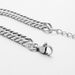 Men's Hip-Hop Titanium Bracelet Stainless Steel Jewelry Double Weave Four-Sided Cuban Chain Women's Accessories_ipsvogv.com