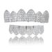Body Jewelry S925 Silver Moissanite Braces Hip Hop Braces Vampire Fangs_ipsvogv.com